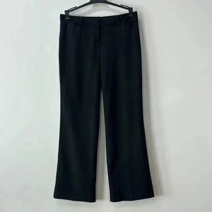 George Women's Black Zip Front Low Rise Trousers Size 6P